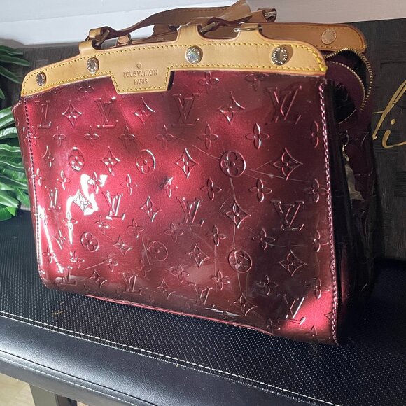 Louis Vuitton Brown-Purple Medium Tote Bag (Lightly Used) - Picture 1 of 1